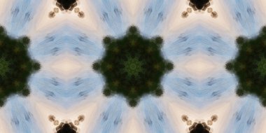 Güzel renkli eşmerkezli soyut şekillerin dokusu.