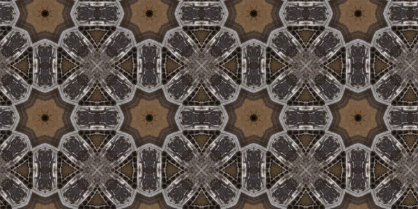 Abstrait Kaléidoscope Tissu Fond Sans Couture — Photo