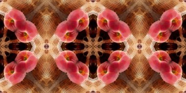 soyut kaleydoskop kumaş dikişsiz arkaplan 