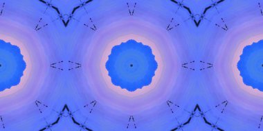 Kaleydoskop etkisi olan bir arkaplanın soyut tasarımı