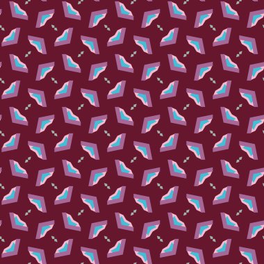 soyut kaleydoskop kumaş dikişsiz arkaplan, vektör illüstrasyonu 