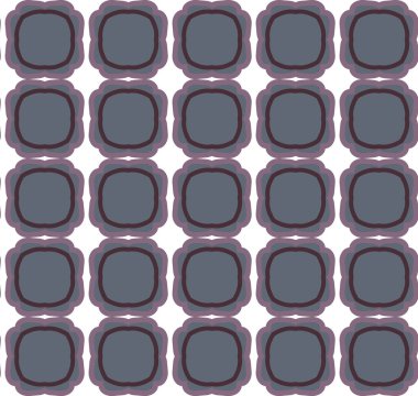 Geometrik şekilli kusursuz desen, vektör illüstrasyonu