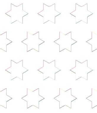 Geometrik şekilli kusursuz desen, vektör illüstrasyonu