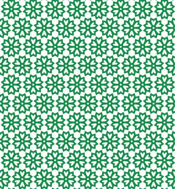 Geometrik şekilli kusursuz desen, vektör illüstrasyonu