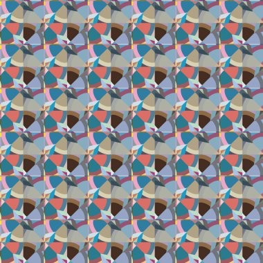 soyut kaleydoskop kumaş dikişsiz arkaplan, vektör illüstrasyonu 