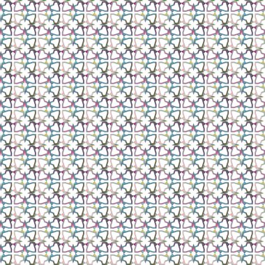 soyut kaleydoskop kumaş dikişsiz arkaplan, vektör illüstrasyonu 