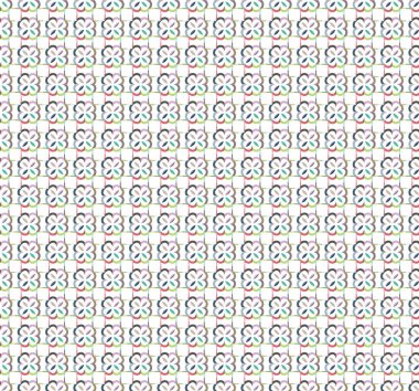 Geometrik şekilli kusursuz desen, vektör illüstrasyonu