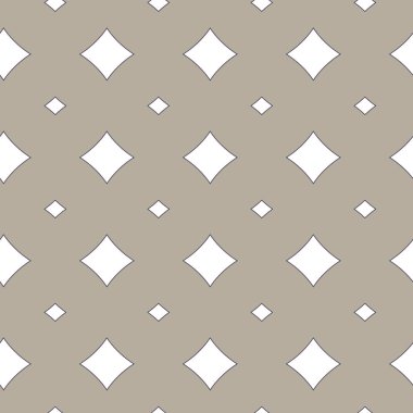 Geometrik şekilli kusursuz desen, vektör illüstrasyonu