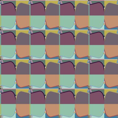 soyut kaleydoskop kumaş dikişsiz arkaplan, vektör illüstrasyonu 