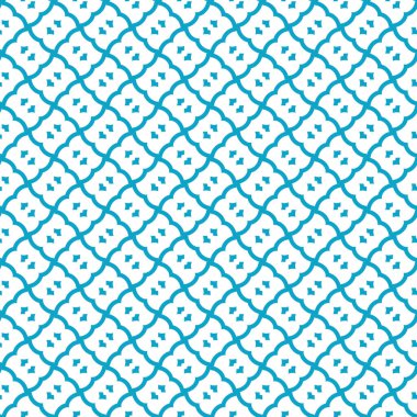 Geometrik şekilli kusursuz desen, vektör illüstrasyonu