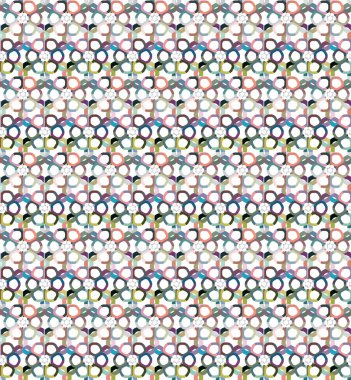 soyut kaleydoskop kumaş dikişsiz arkaplan, vektör illüstrasyonu 