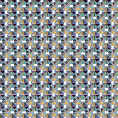 soyut kaleydoskop kumaş dikişsiz arkaplan, vektör illüstrasyonu 