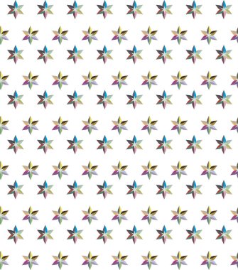 Geometrik şekilli kusursuz desen, vektör illüstrasyonu