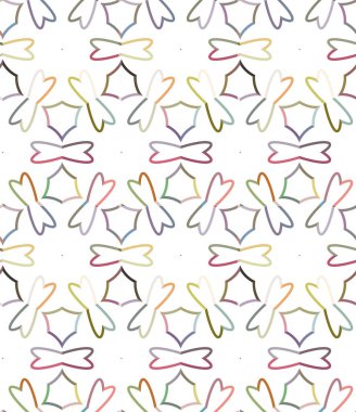 soyut kaleydoskop kumaş dikişsiz arkaplan, vektör illüstrasyonu 