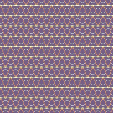 Geometrik şekilli kusursuz desen, vektör illüstrasyonu