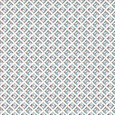 Soyut geometrik şekilli kusursuz desen