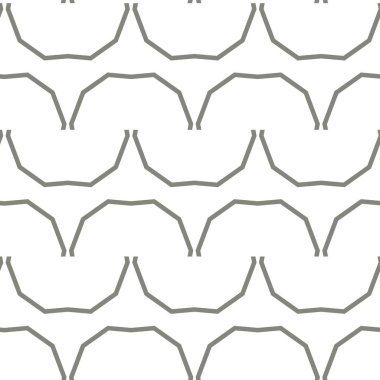 Geometrik şekilli kusursuz desen, vektör illüstrasyonu