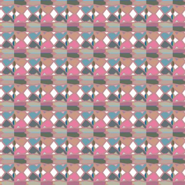 soyut kaleydoskop kumaş dikişsiz arkaplan, vektör illüstrasyonu 