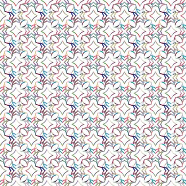 soyut kaleydoskop kumaş dikişsiz arkaplan, vektör illüstrasyonu 