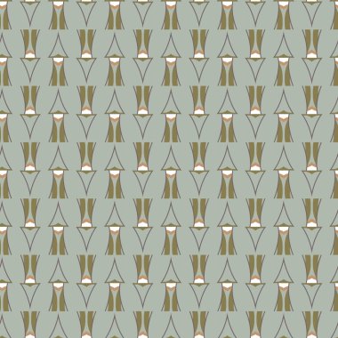 Geometrik şekilli kusursuz desen, vektör illüstrasyonu