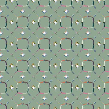 soyut kaleydoskop kumaş dikişsiz arkaplan, vektör illüstrasyonu 