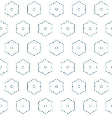 Geometrik şekilli kusursuz desen, vektör illüstrasyonu