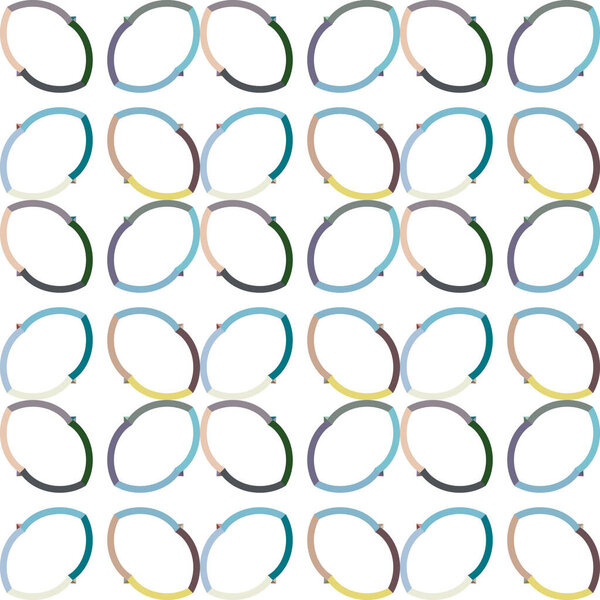 абстрактный калейдоскоп ткани бесшовный фон, векторная иллюстрация 