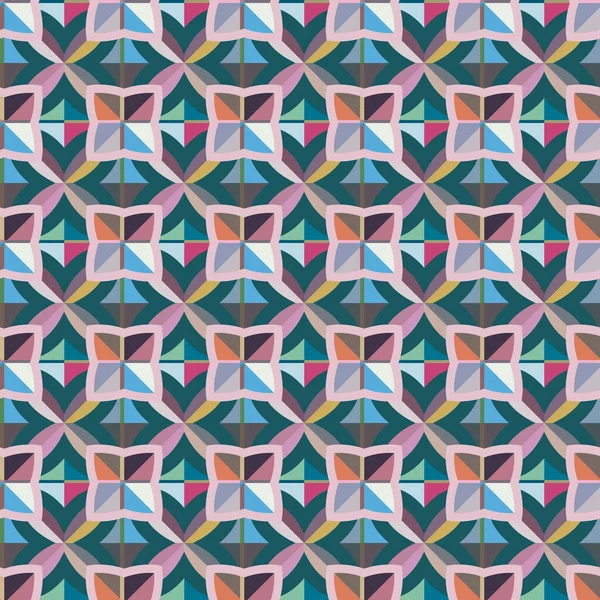 Abstraktní Kaleidoskop Tkaniny Hladké Pozadí Vektorové Ilustrace — Stockový vektor