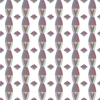 soyut kaleydoskop kumaş dikişsiz arkaplan, vektör illüstrasyonu 