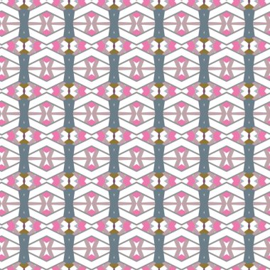 soyut kaleydoskop kumaş dikişsiz arkaplan, vektör illüstrasyonu 