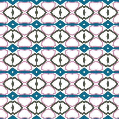 Soyut geometrik şekilli kusursuz desen