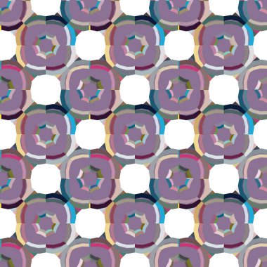 soyut kaleydoskop kumaş dikişsiz arkaplan, vektör illüstrasyonu 