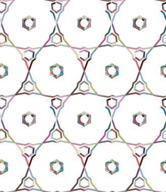 Dekoratif geometrik şekilli soyut arkaplan 