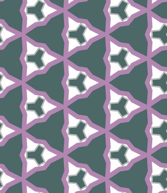 soyut kaleydoskop kumaş dikişsiz arkaplan, vektör illüstrasyonu 