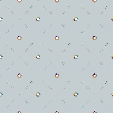 Soyut geometrik şekilli kusursuz desen