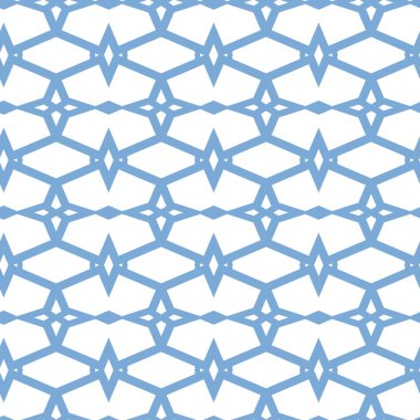 Geometrik şekilli kusursuz desen, vektör illüstrasyonu