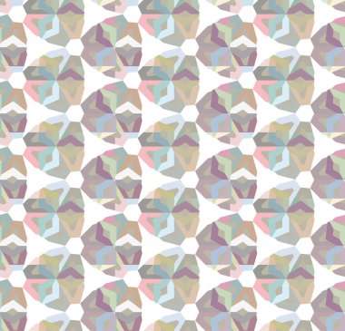 soyut kaleydoskop kumaş dikişsiz arkaplan, vektör illüstrasyonu 