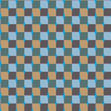 soyut kaleydoskop kumaş dikişsiz arkaplan, vektör illüstrasyonu 