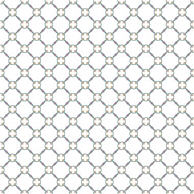 Geometrik şekilli kusursuz desen, vektör illüstrasyonu
