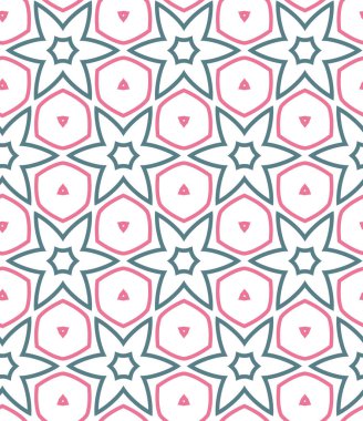 soyut kaleydoskop kumaş dikişsiz arkaplan, vektör illüstrasyonu 