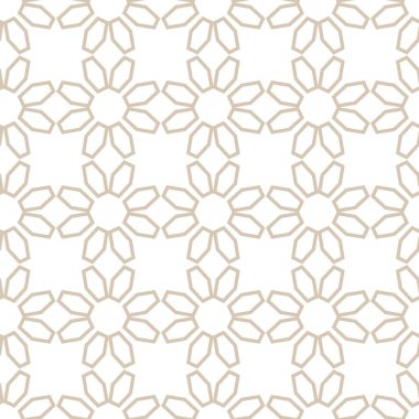 Geometrik şekilli kusursuz desen, vektör illüstrasyonu