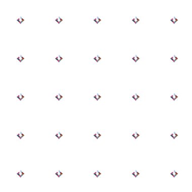 Soyut geometrik şekilli kusursuz desen