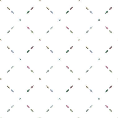 Soyut geometrik şekilli kusursuz desen