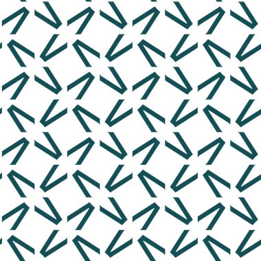 Geometrik şekilli kusursuz desen, vektör illüstrasyonu