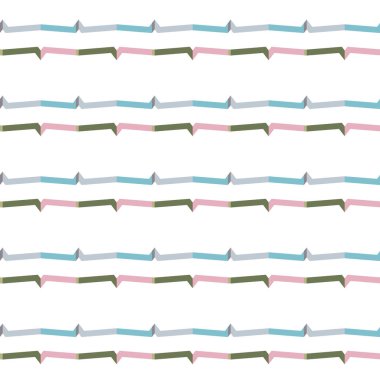 Geometrik şekilli kusursuz desen, vektör illüstrasyonu