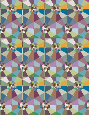 Kafeste geometrik desen var. Kusursuz vektör illüstrasyonu. 