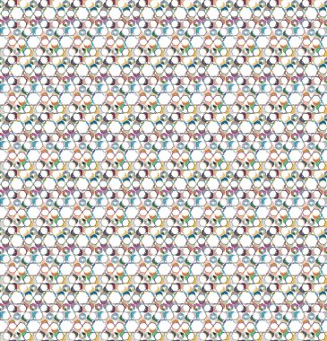 soyut kaleydoskop kumaş dikişsiz arkaplan, vektör illüstrasyonu 