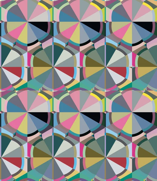 Abstrak Kaleidoskop Kain Latar Belakang Mulus Vektor Ilustrasi - Stok Vektor