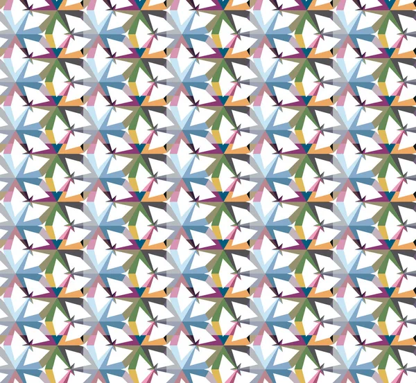 Abstract Kaleidoscope Fabric Seamless Background Vector Illustration — Stock Vector