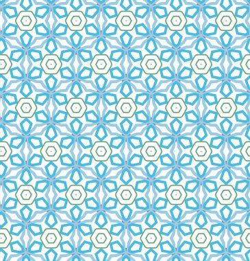 Soyut geometrik şekilli kusursuz desen